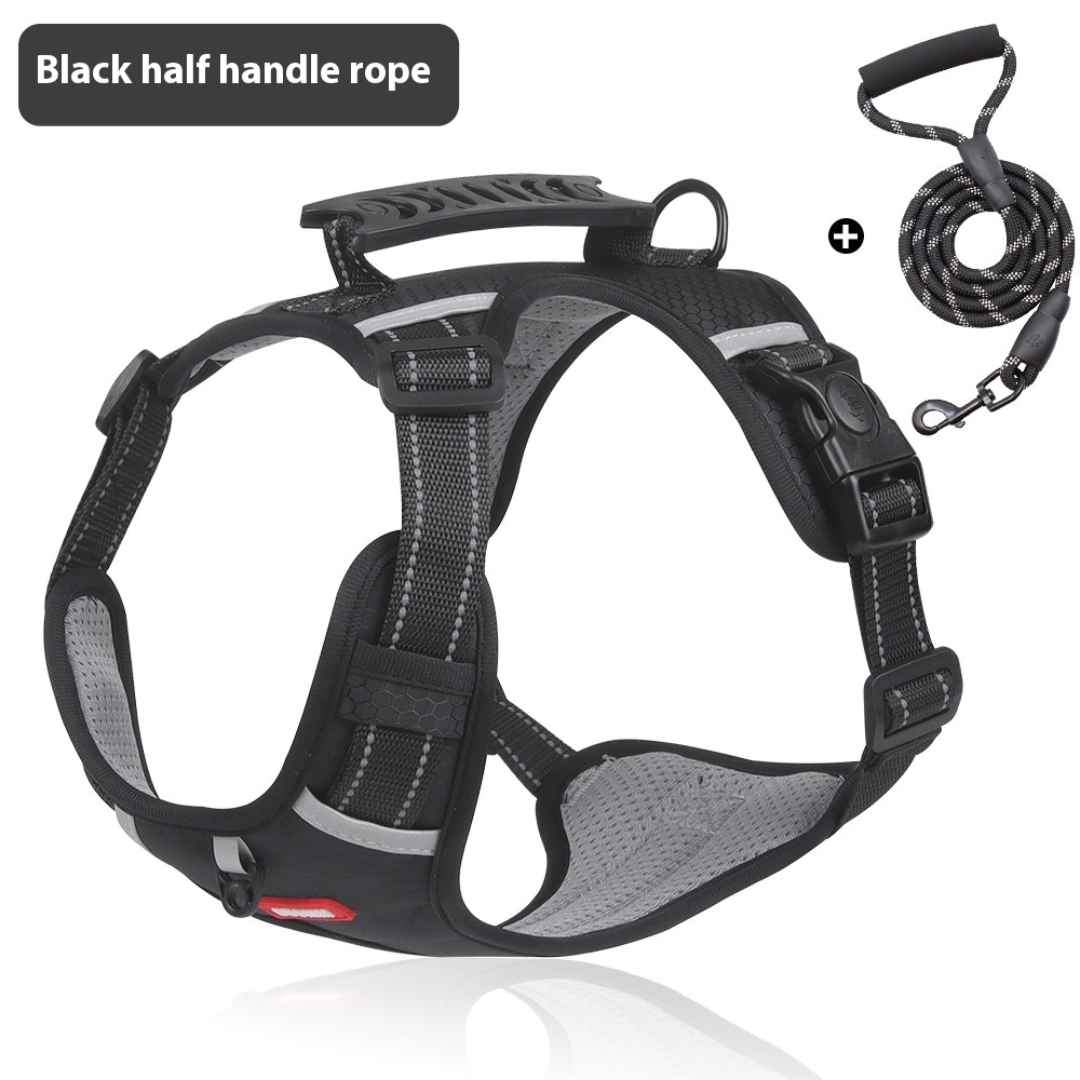 Reflective Dog Harness – No-Pull, Adjustable & Breathable