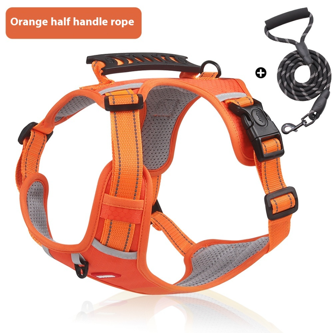 Reflective Dog Harness – No-Pull, Adjustable & Breathable