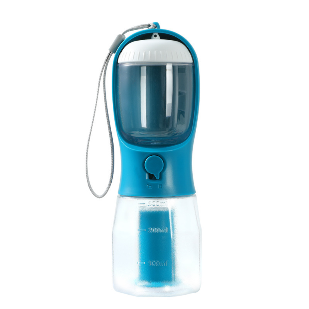 AquaMate™ – 3-in-1 Portable Pet Water Bottle for Dogs & Cats