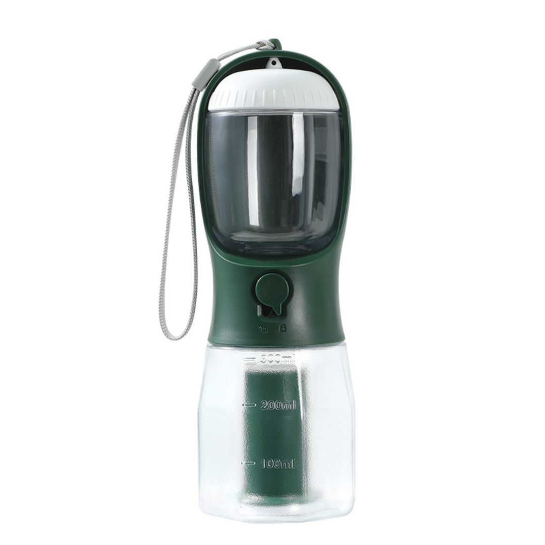 AquaMate™ – 3-in-1 Portable Pet Water Bottle for Dogs & Cats