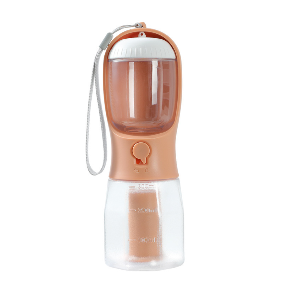AquaMate™ – 3-in-1 Portable Pet Water Bottle for Dogs & Cats