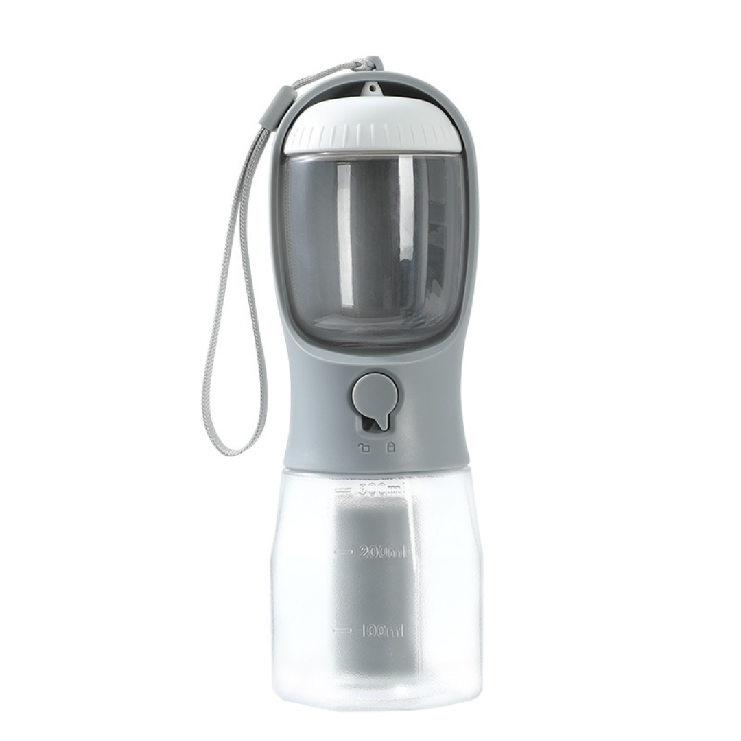 AquaMate™ – 3-in-1 Portable Pet Water Bottle for Dogs & Cats